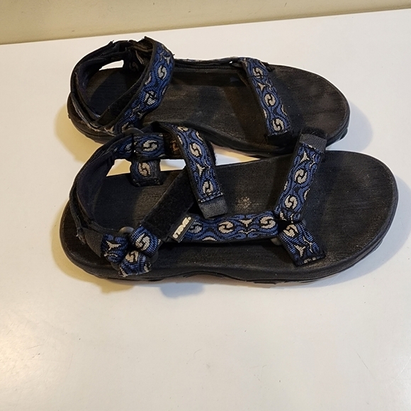 Teva Hurracaine blue patent women's hiking sandals size 6 - Picture 4 of 8
